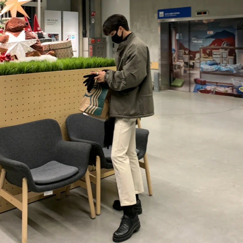 Giacca tuta da uomo con collo alto, perfetta per lavoro e tempo libero, comfort e resistenza, design moderno e funzionale, versatile e pratica. — foto 3