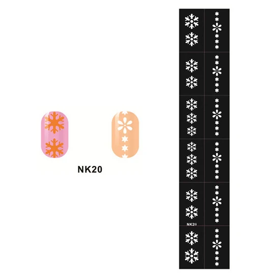 Title 6, Reusable Hollow Stamping Nail Art Template Sten...