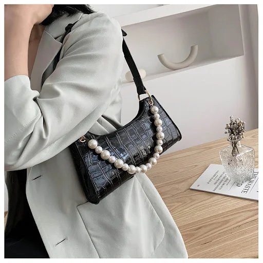 Title 2, Bolsa de ombro verão, moda coreana com pérolas,...