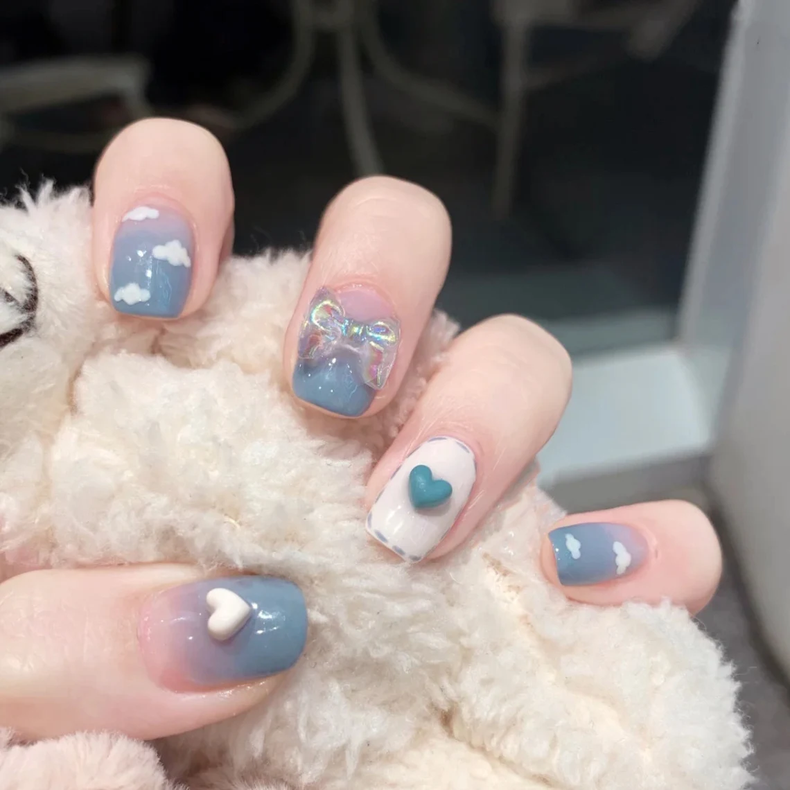 Title 3, Butterfly Ballet Diamond Nail Removable Patch f...