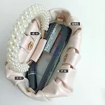 Bolsa Feminina de Ombro e Mão com Pérolas, Estilo Temperamento, Design Clássico e Sofisticado para Qualquer Ocasião — foto 5