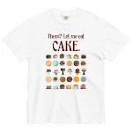 Casual Round Neck Short Sleeve Digital Print T-Shirt "European And American They Let Us Eat Cake" for everyday comfort — photo 1