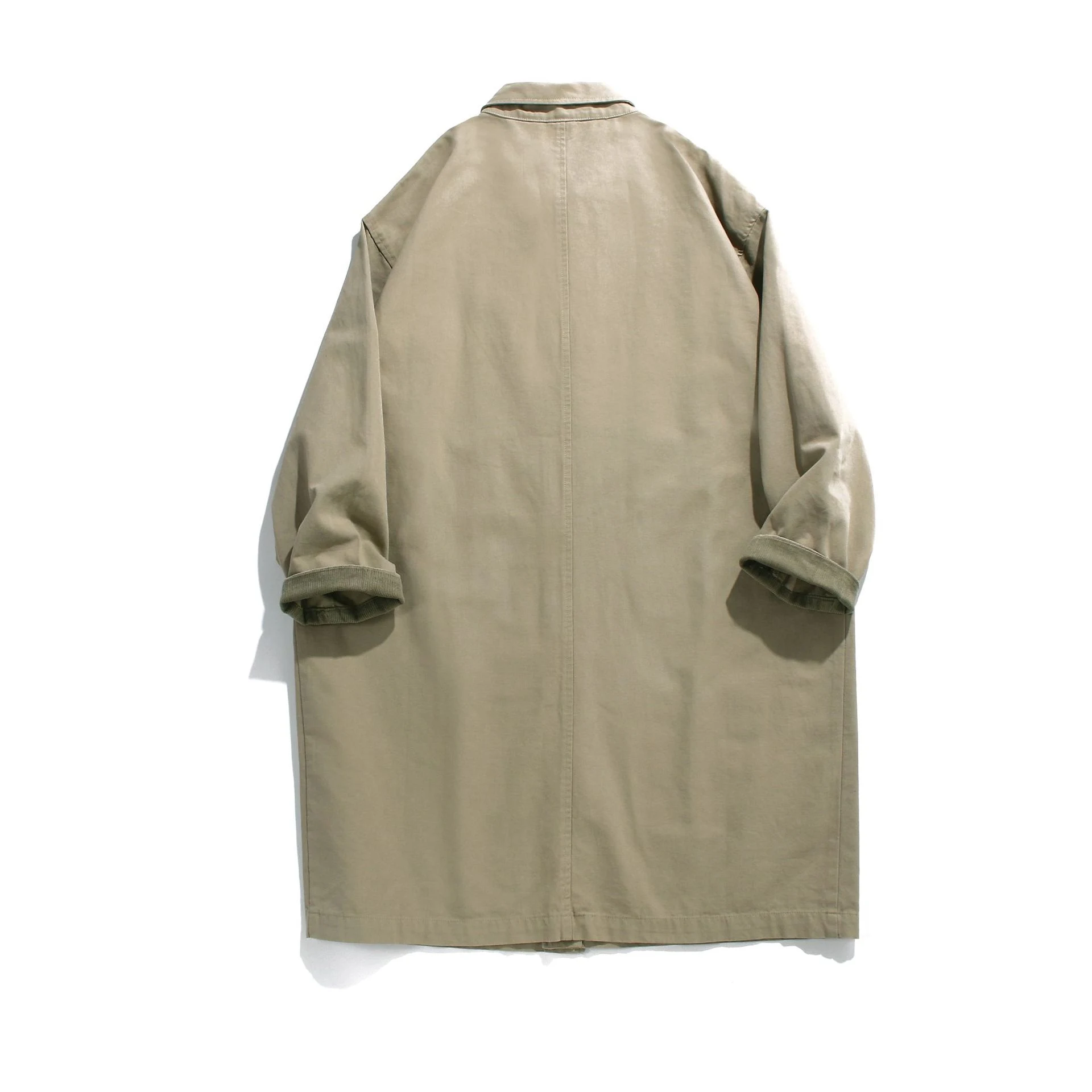 Title 1, Casaco Trench Coat Masculino Casual Neutro Solt...