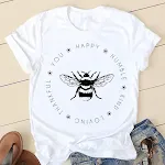 Camisa publicitária branca de manga curta em torno do pescoço camiseta verão masculina e feminina — foto 17