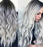Peruca Moda Feminina Cabelo Mix Cores Microvolume Comprimento Médio Realista Estilo Natural Fácil Uso — foto 2