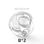 Acessórios para bomba de mama elétrica portátil Silicone Horn, extração confortável e mãos livres, design que se adapta para maior conforto — foto 8