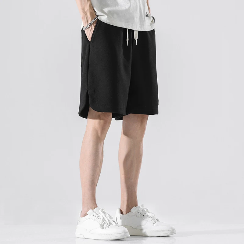 Men's Summer Casual Loose Elastic Knitted Sports Shorts. Lightweight and breathable shorts perfect for active lifestyles — photo 4