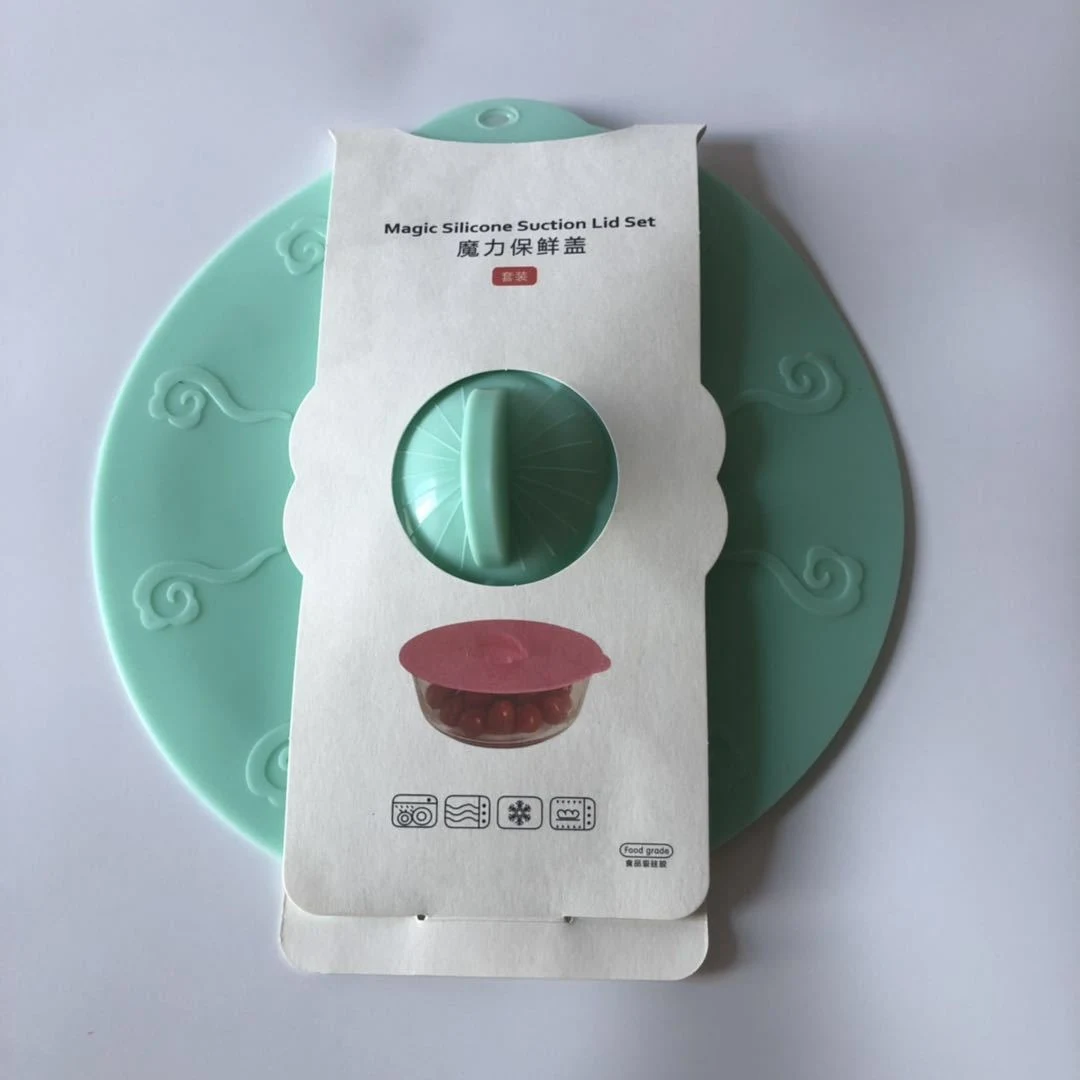 Title 3, 4pcs Silicone Suction Lids, Sealed Covers for M...