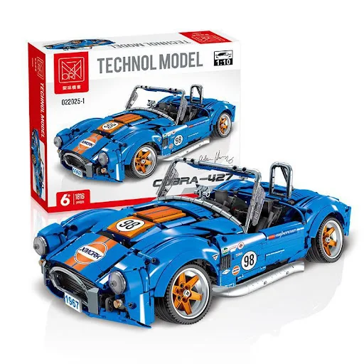 Title 6, Carro Esportivo de Brinquedo com Blocos de Mont...