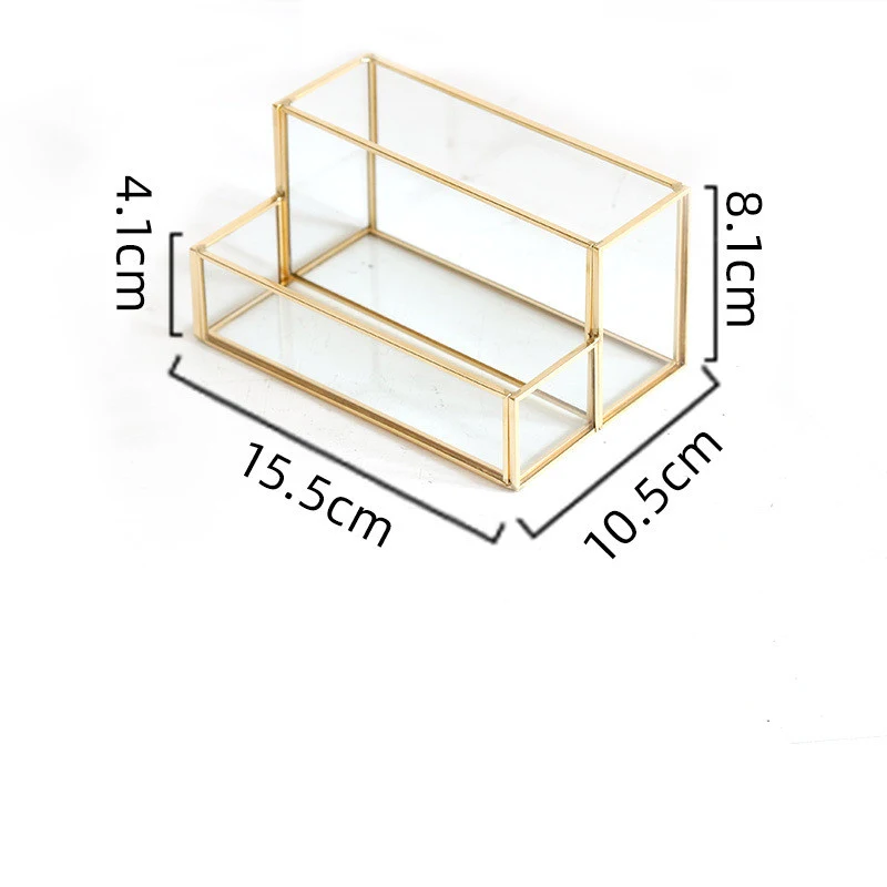 Title 6, Copper strip glass storage box. Elegant solutio...