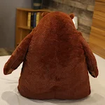 Urso de pelúcia marrom super fofo e abraçável. Perfeito para crianças, este brinquedo macio é ideal para brincar, dormir e abraçar. — foto 5