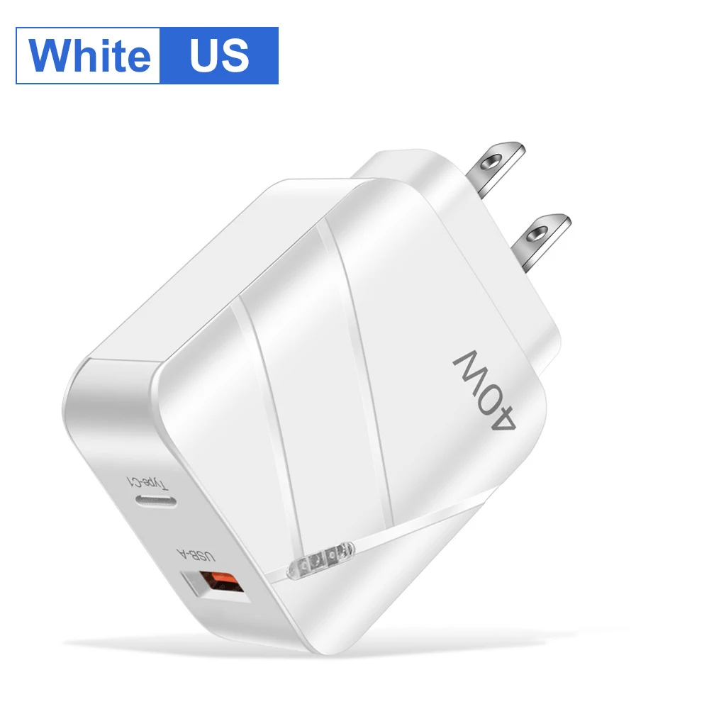 40W PD QC3.0 Fast Charging Mobile Phone Charger. Power up your phone quickly and efficiently. Experience rapid charging — photo 9