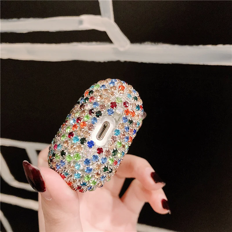 Title 3, Colorful Apple compatible AirPods protective sl...