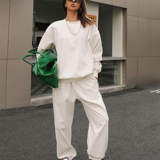 Title 3, Womens Sports And Leisure Sweater Trousers Suit