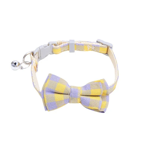 Title 10, Small Dogs Christmas Collar Quick Release Plaid...