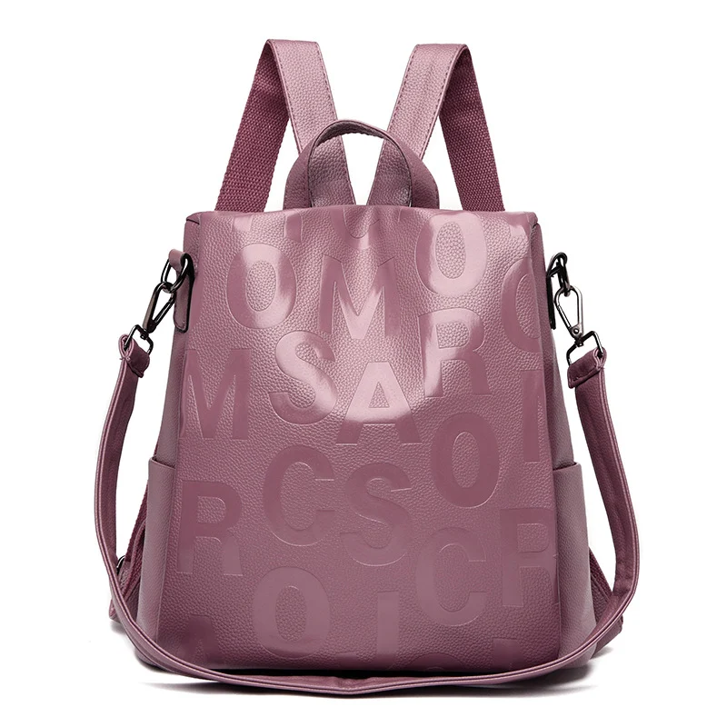 Korean Version Fashion Women Backpack Large Capacity Perfect for Everyday Use and Travel Ample Space for Books, Laptop a — photo 4