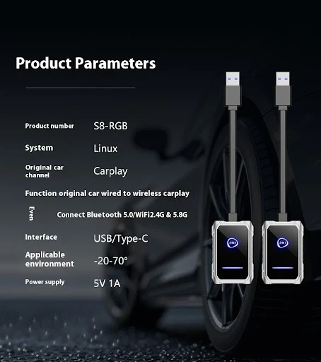 Title 1, Wireless CarPlay Box Smart Car-mounted Adaptor ...