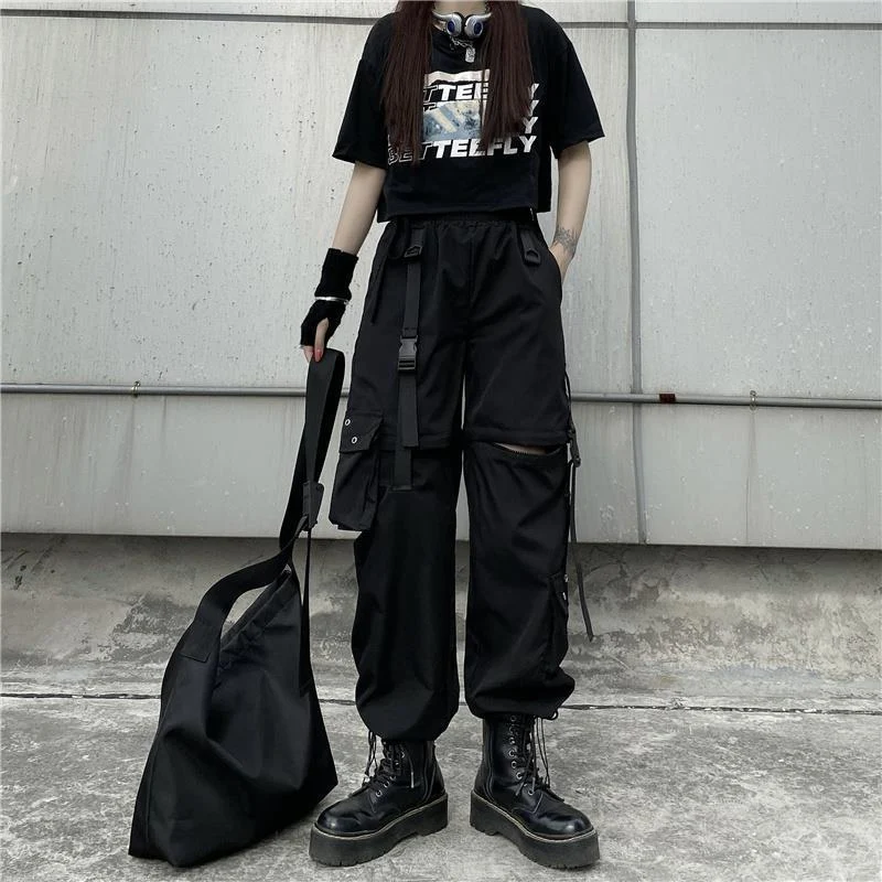Women's Detachable Two-Way Wear Ankle Banded Working Pants, offering versatility and comfort for all-day wear on the job — photo 1