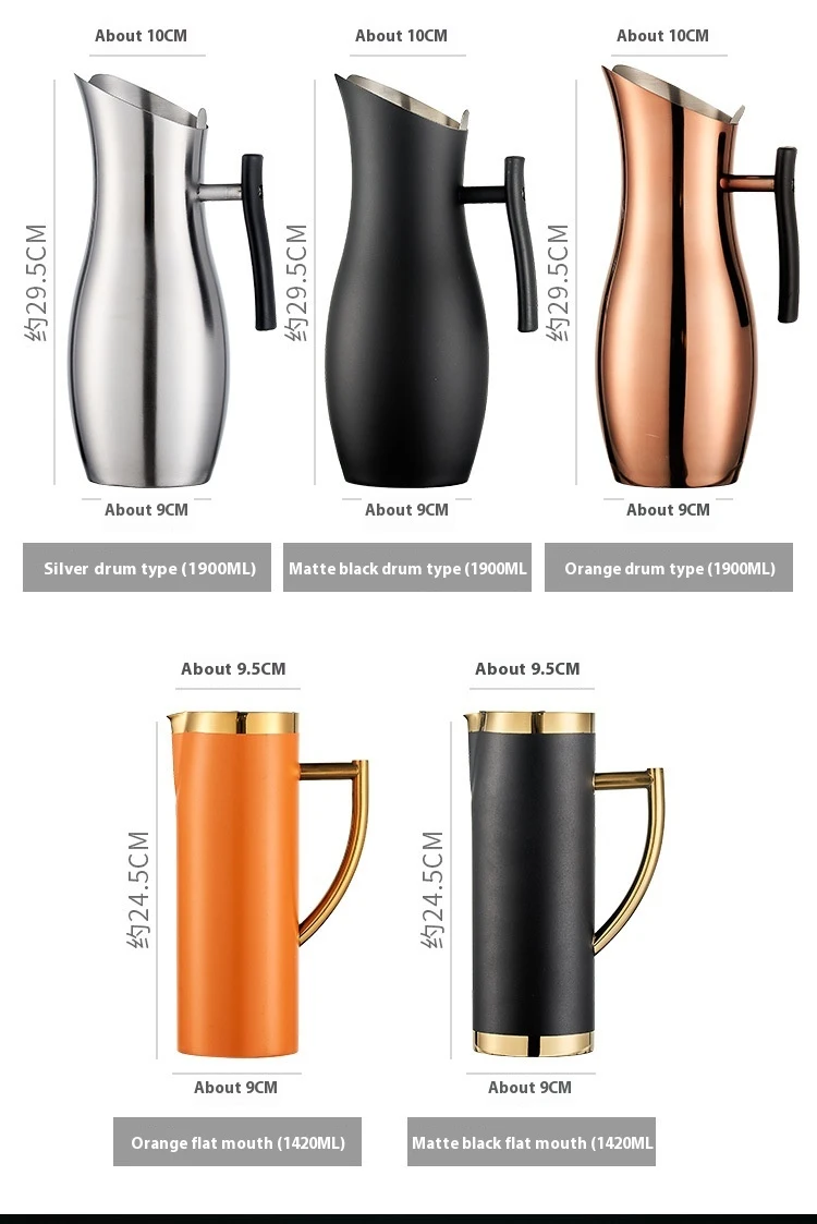 Title 3, Stainless Steel Bar Wine Mixer Fruit Water Jug ...