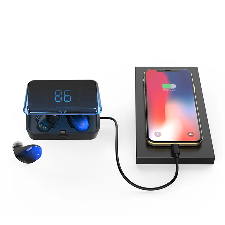 ES01 gradient color Bluetooth wireless headset to ear. Enjoy high-quality sound and wireless freedom for an unparalleled — photo 3