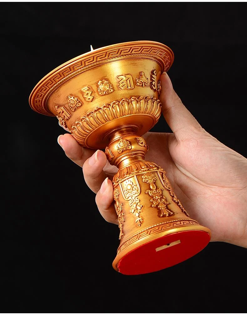 Title 7, LED Butter Lamp for Charging Buddha Lamps, rech...