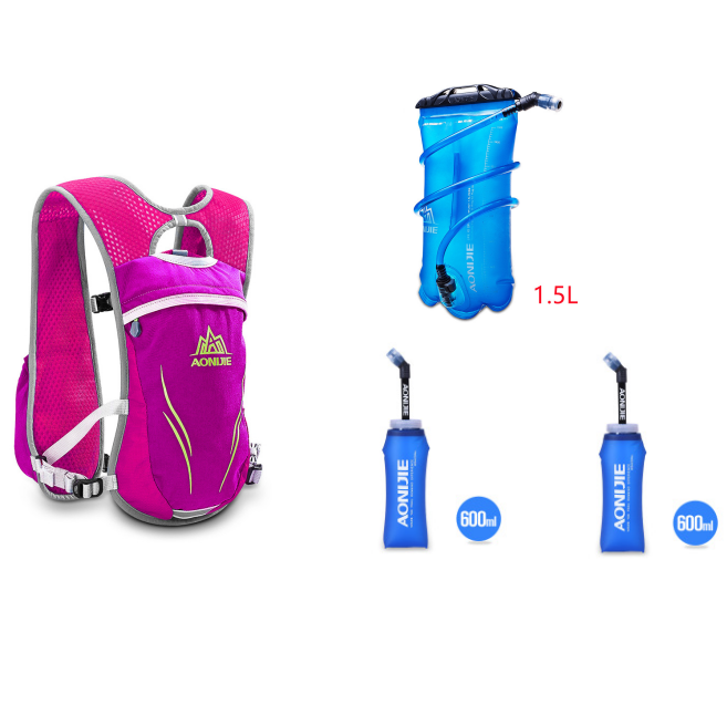 Outdoor Lauf- und Fahrradrucksack. Wasserabweisend, atmungsaktiv, mit praktischen Fächern für Komfort und Sicherheit unterwegs. — foto 7