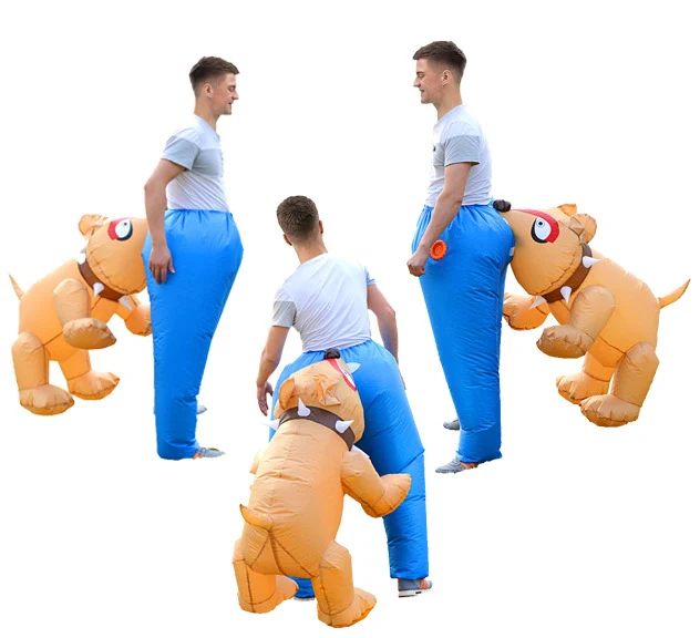 Title 6, Halloween inflatable dog costume, festival funn...