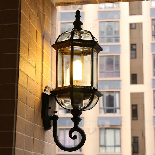 Title 6, Courtyard Outdoor Waterproof Wall Lamp for Stor...