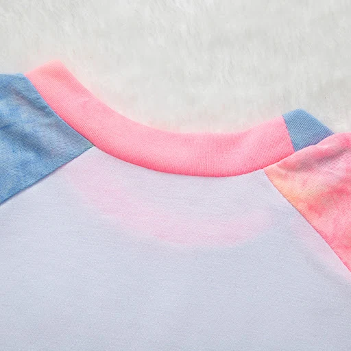 Title 12, Christmas Tie-dye Printed Long-sleeved Pajamas ...