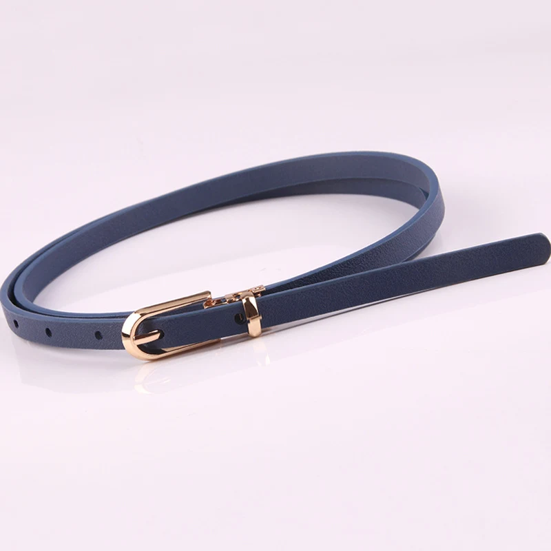 Title 11, Ladies Sweater Thin Belt with Pin Buckle, PU, S...