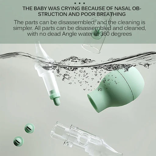 Title 1, Aspirador Nasal de Silicone para Bebês Recém-Na...