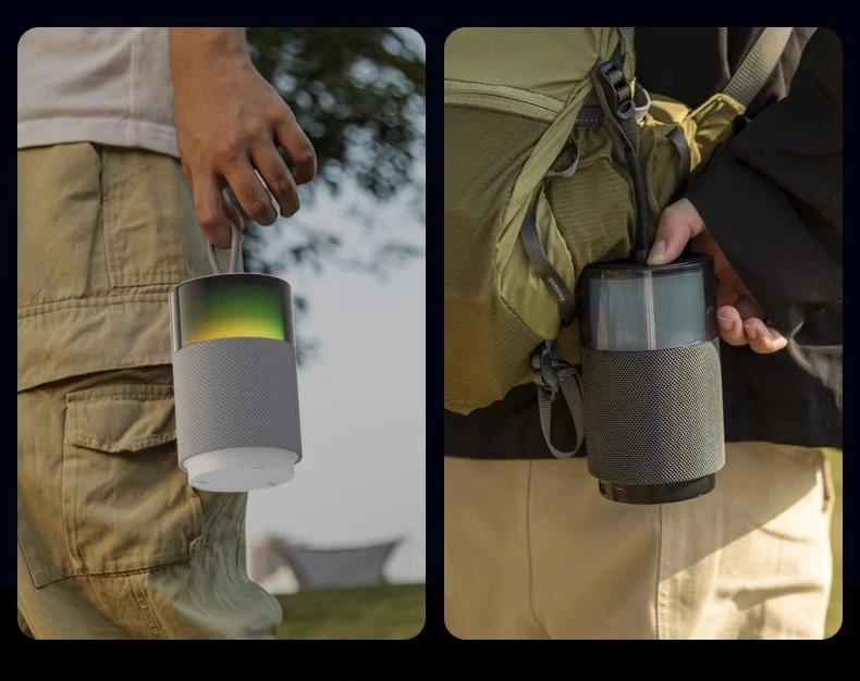 Title 12, Mini Caixa de Som Bluetooth sem fio com luz col...