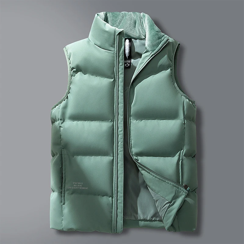 Warm Waistcoat Men's Plus Size Vest, perfect for colder weather. Enjoy superior warmth and comfort with this cozy and st — photo 12