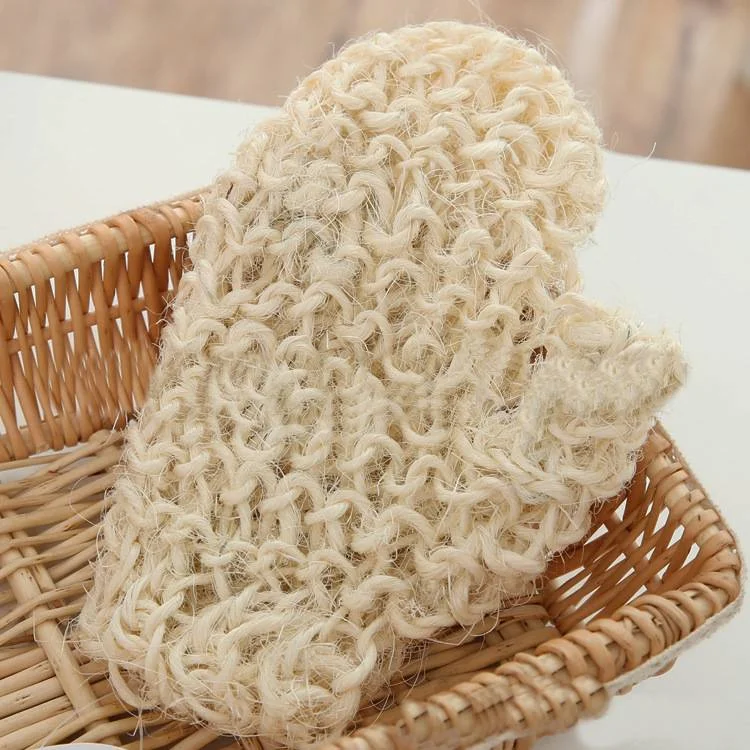 Title 3, Hand woven sisal gloves exfoliate and revitaliz...