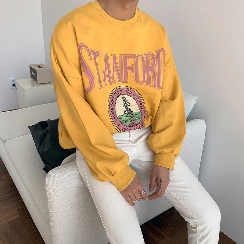 Title 6, Maglione stampato giapponese autunnale nuovo st...