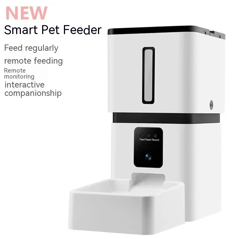 Title 6, Intelligent Pet Feeder Automatic 8L WiFi Timing...