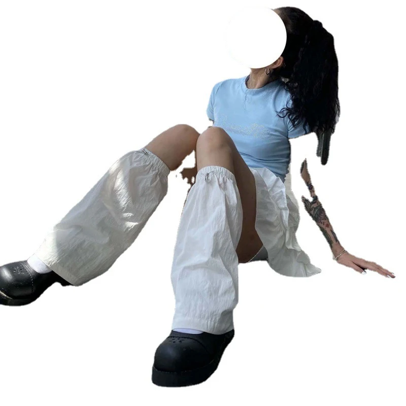 Title 5, Spicy Girl White JK Socks With Mid Sleeve Draws...