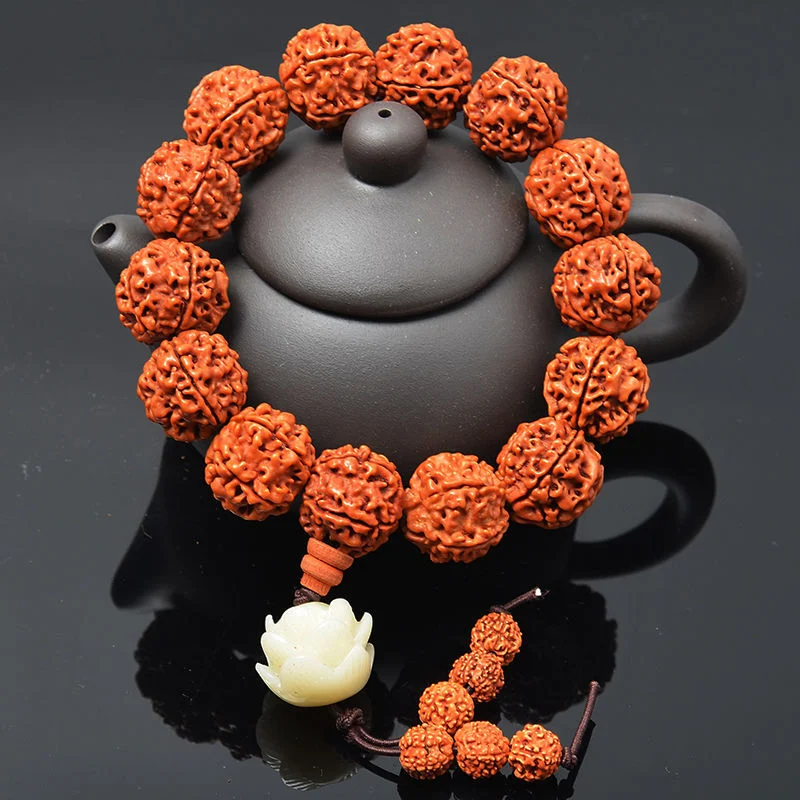 Pulseira Vajra Bodhi Joias Wenwan, ideal para meditação e bem-estar. Proporciona equilíbrio espiritual e proteção. Presente perfeito. — foto 13