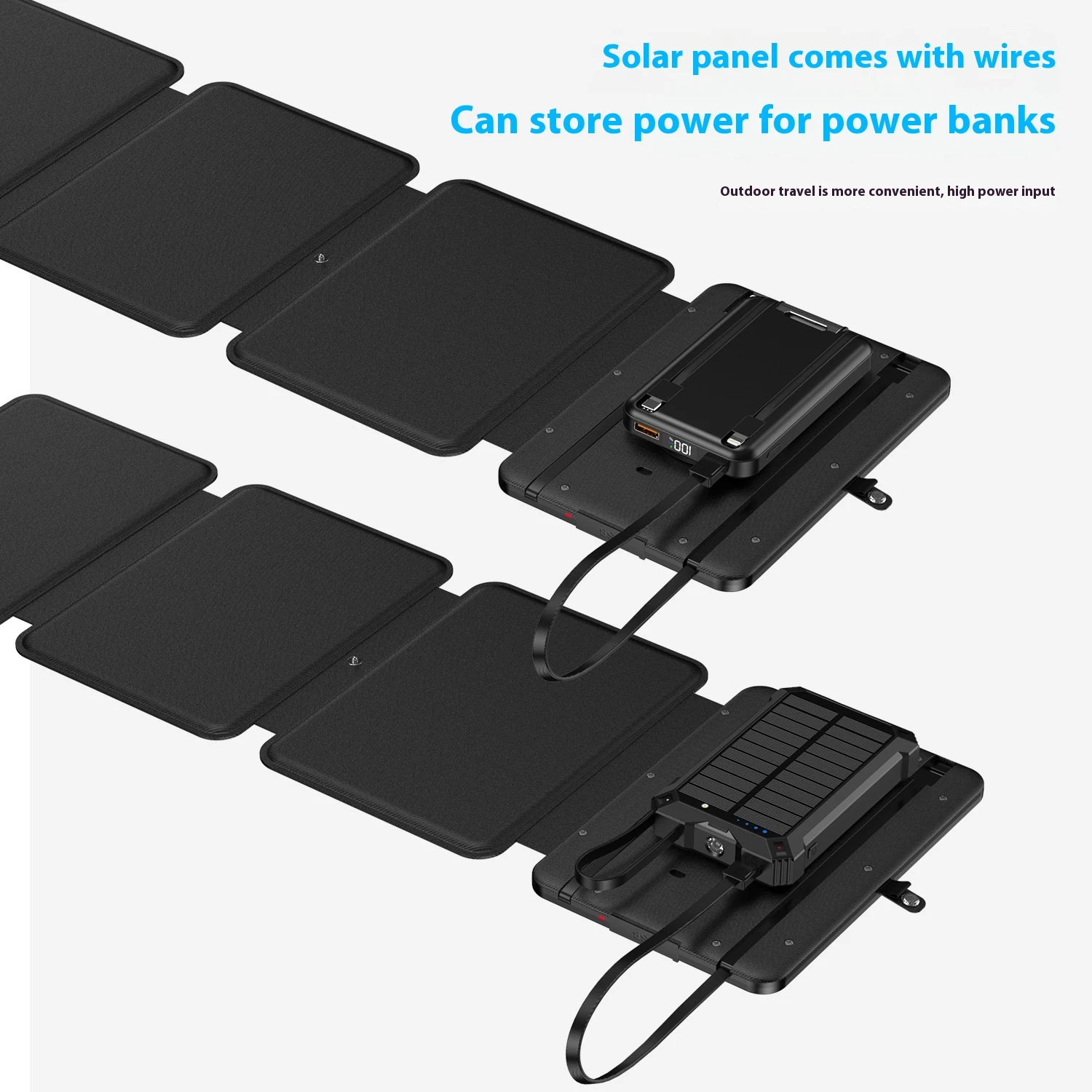 Title 12, Folding Solar Charging Device Emergency Charger...
