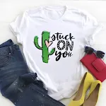 Couple Love bedrukt T-shirt met korte mouwen, heren- en damestrend — foto 4