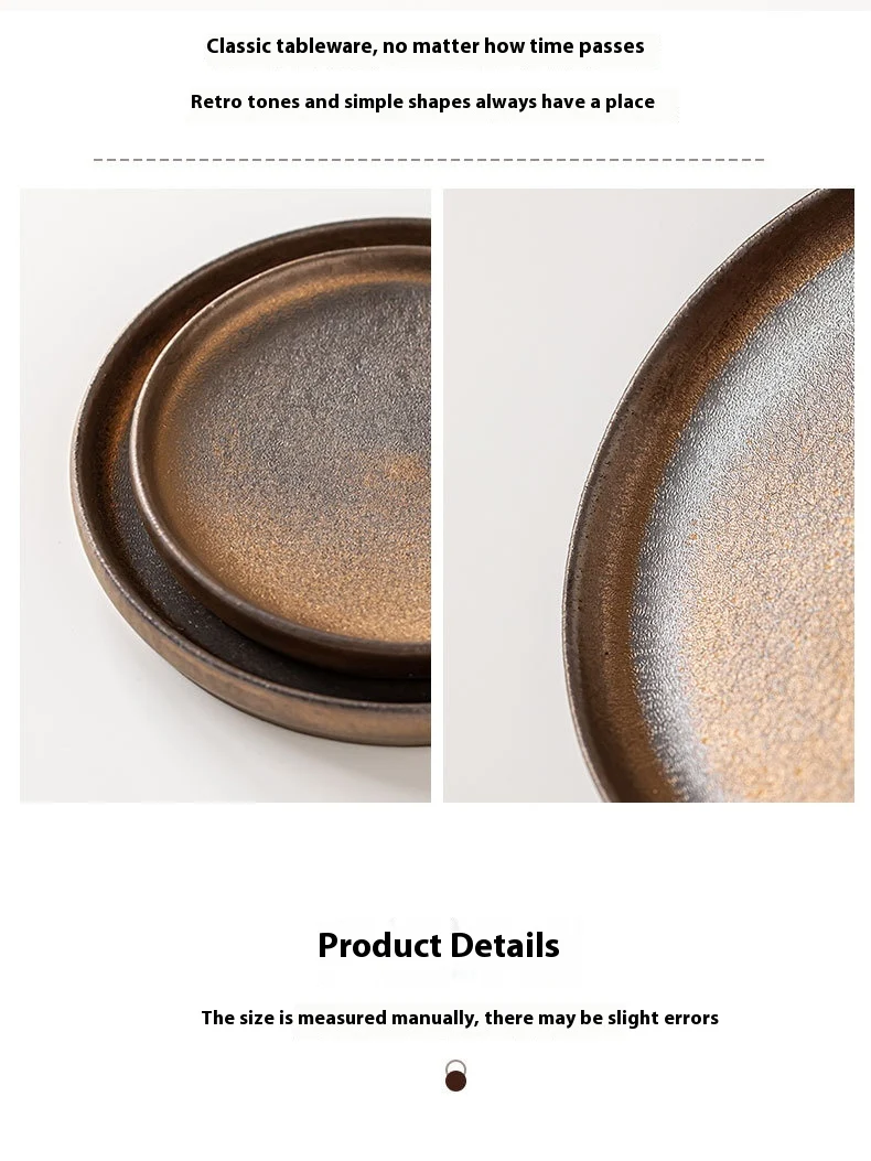 Title 6, Ceramic Burning Bone Dish Retro Plate. A good-l...