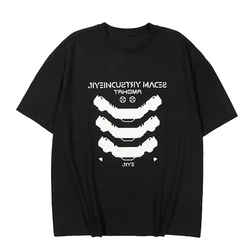 Title 2, Functional Geometry Printing Short Sleeve Mens...