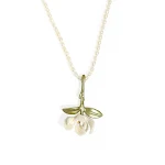Colar Magnólia Simples e Exquisito para Mulheres Joia Feminina Delicada Elegância Natural Design Sofisticado Presente Ideal Beleza Única — foto 6