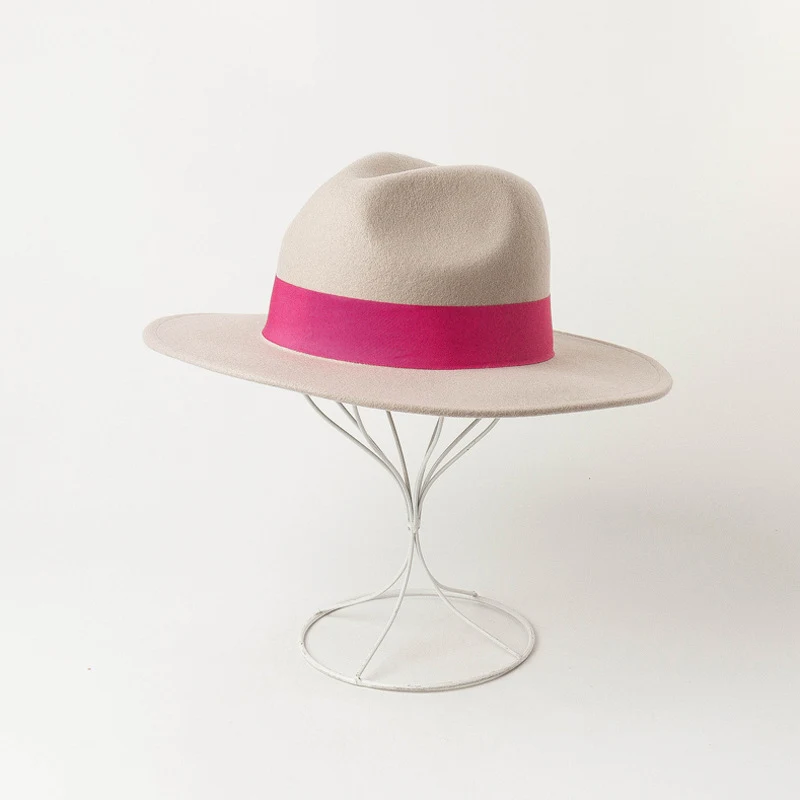 Title 10, Multicolor decorative woolen jazz hat, a stylis...