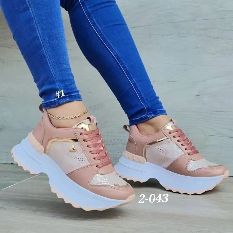 Women's Fashion Heel Lifted Sneakers Elevate Your Style and Height Comfortably, Perfect for a Modern Look and Providing — photo 6
