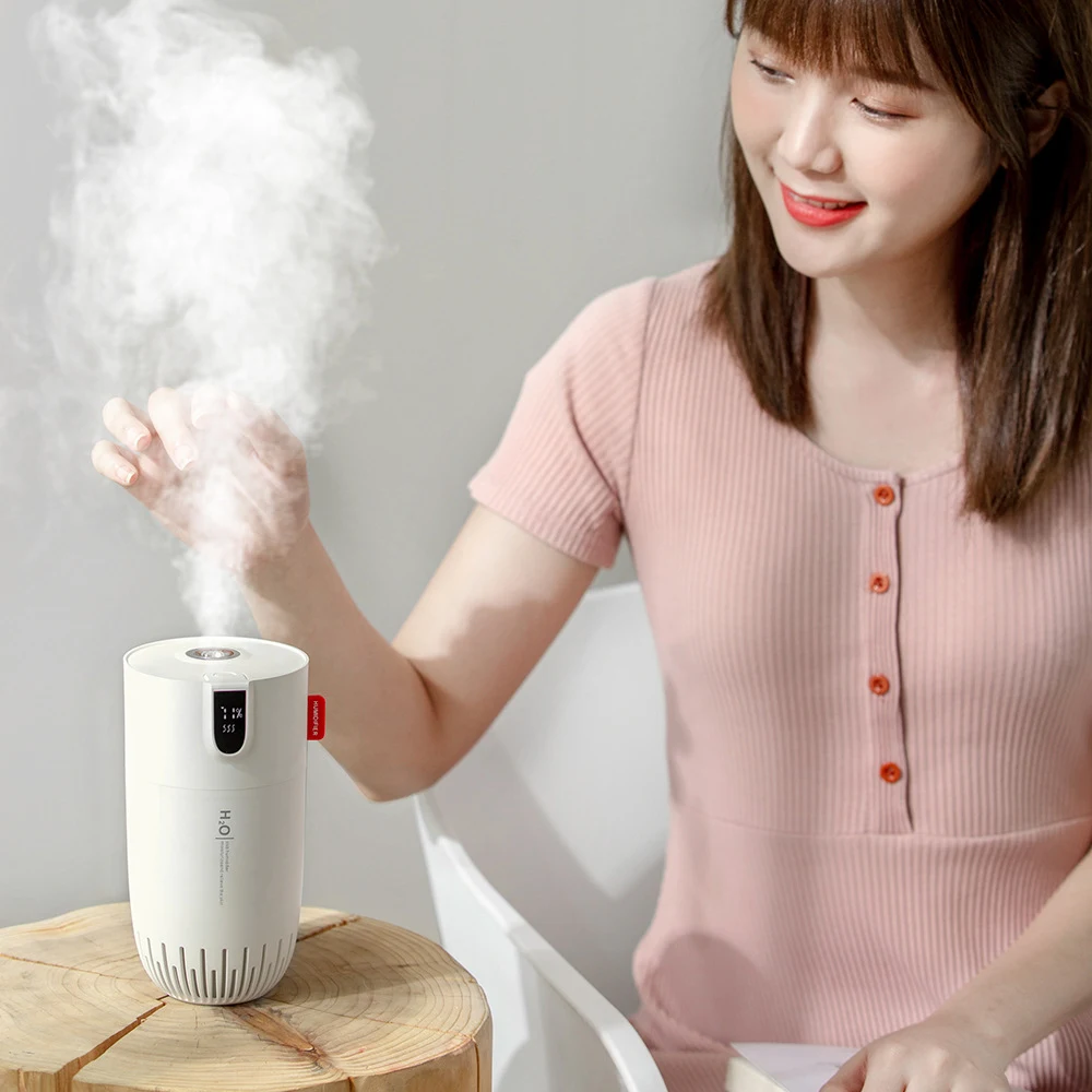 Umidificador Inteligente Digital de Mesa com Display, Lâmpada Noturna Ambiente Pequena, criando uma atmosfera ideal para o seu espaço. — foto 8