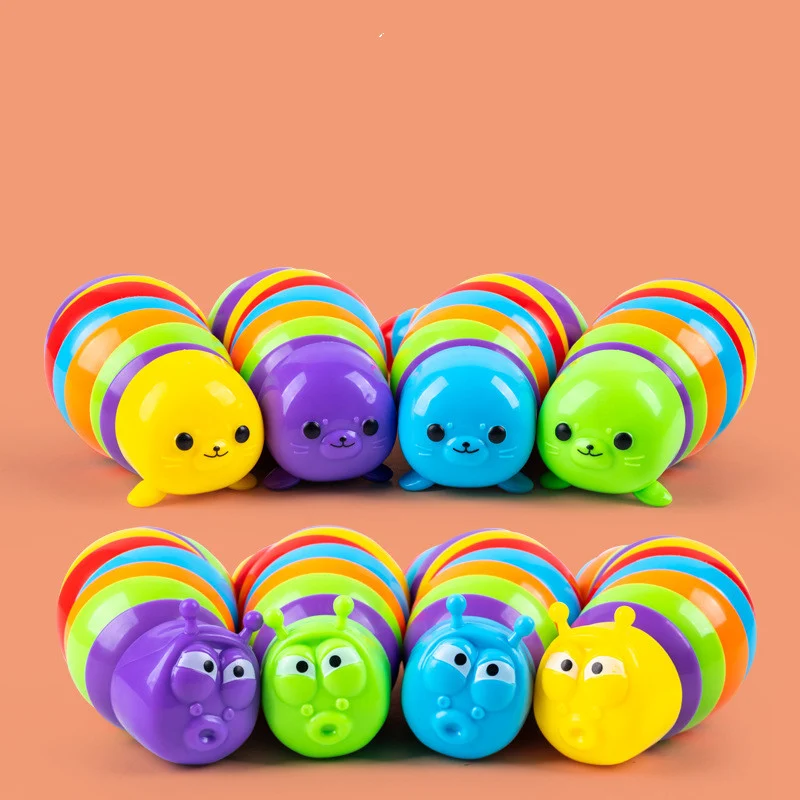 Regenbogen-Twisting-Wurm-Spielzeug zur Dekompression Vielfältiger Spaß und Stressabbau durch Drehen, Dehnen und farbenfrohes Spielzeug. — foto 5