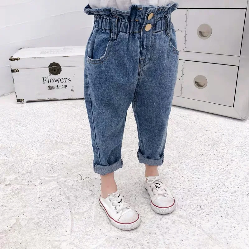 Title 5, Calças jeans de primavera para meninas Conforto...