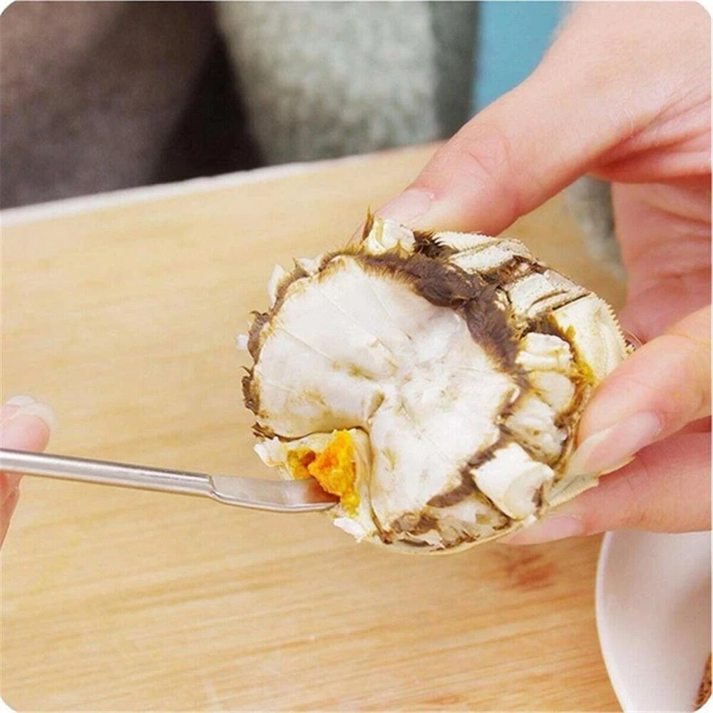 Title 4, Stainless Steel Seafood Crab Fork and Spoon, Ki...