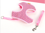Dog Leash Breathable Mesh with Flash Diamond Nylon. Pet Chest Back Leash for comfortable and safe walks with your furry — photo 2